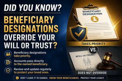 Beneficiary designations override wills and trusts estate planning guide