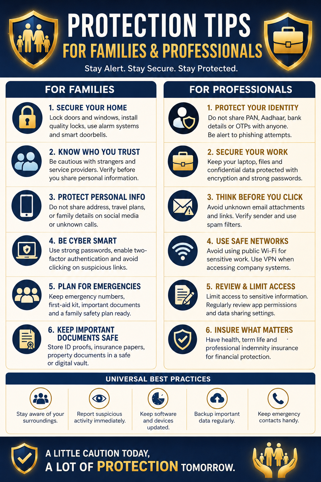 Protection tips for families and professionals against online scams and financial fraud