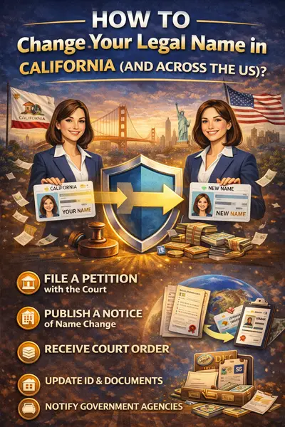 How to change your legal name in California guide