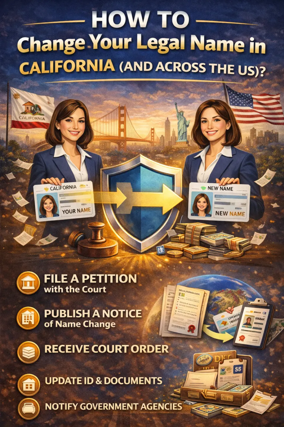 How to change your legal name in California guide