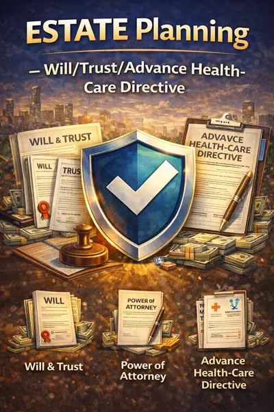 Complete estate planning guide for wills trusts and health-care directives