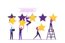Five-star Google review rating